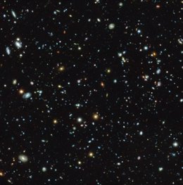 El campo de ultra fondo del Hubble visto con MUSE
