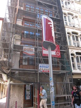 Rehabilitación en un edificio en el Casco Antiguo de Logroño