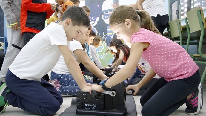 Alumnos participantes en el taller PlayEnergy de Endesa.