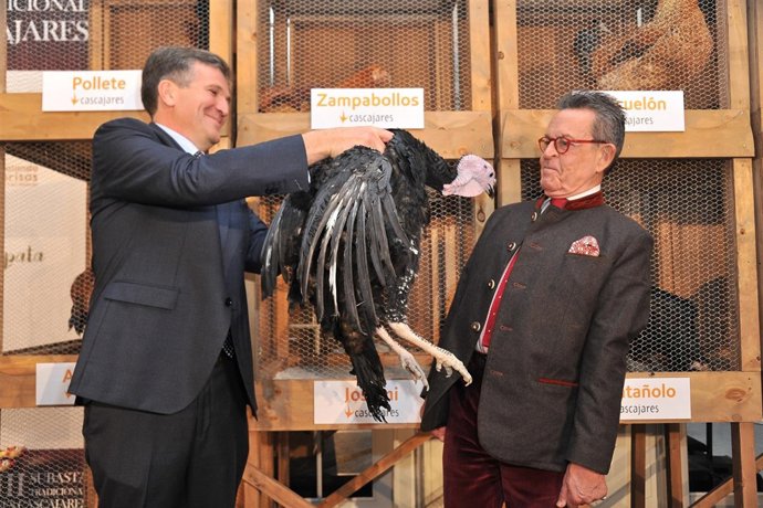 Un momento de la subasta de Cascajares