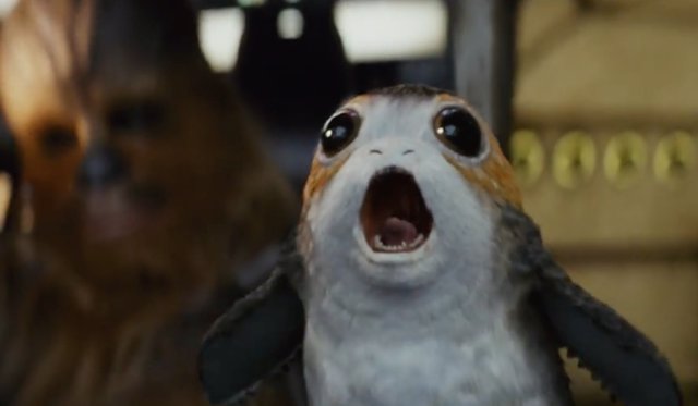 Porgs en Los últimos Jedi