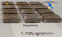 Detenido un joven de 21 años en Ibiza tras recibir un paquete con 1,2 kilos de hachís