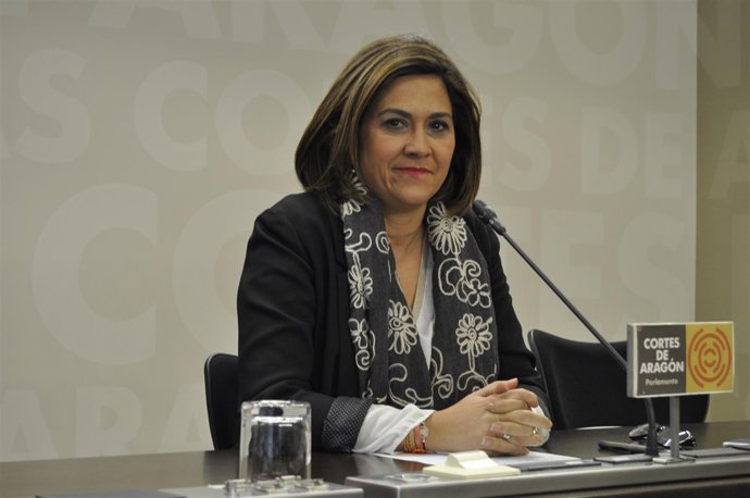 La portavoz parlamentaria de Cs Aragón, Susana Gaspar. 