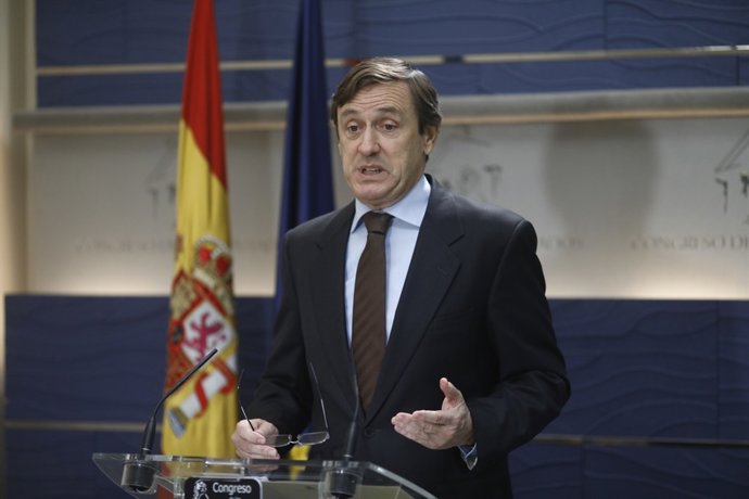 Roda de premsa de Rafael Hernando al Congrés