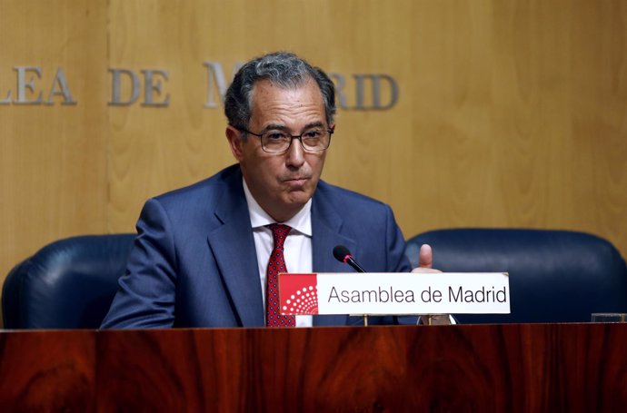 Enrique Ossorio, portavoz del PP en la Asamblea de Madrid