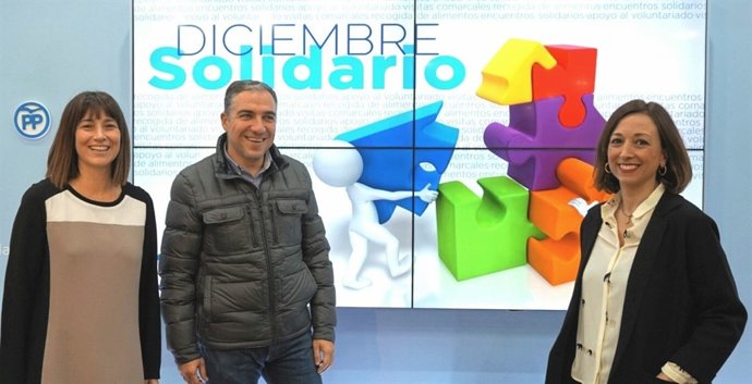 Bendodo, Navarro y Sarabia presentan acciones solidarias del PP en diciembre