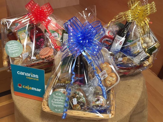 Cesta de Navidad con productor de Gran Canaria