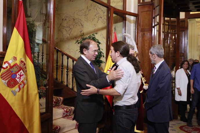 Pío García-Escudero, Pablo Iglesias, Julio Rodríguez, Congreso, Constitución