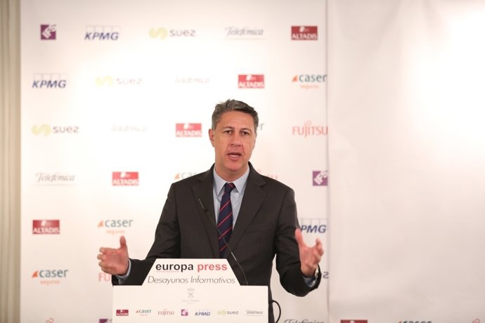 Xavier García Albiol en els Esmorzars d'Europa Press