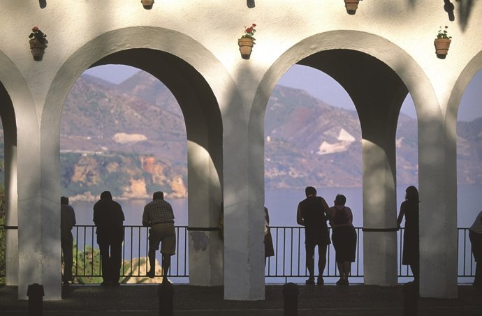 Turistes a la Costa del Sol