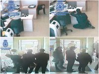 Detenida una banda por robar un banco distrayendo a los empleados con un alboroto y tirando un excremento