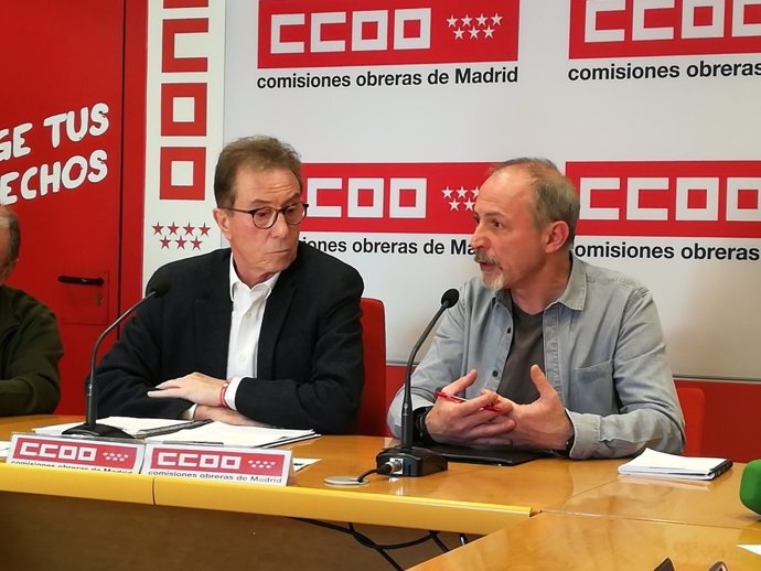 Jaime Cedrún y Emiliano Herrero, de CCOO