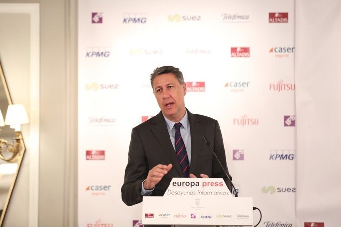 Xavier García Albiol en els Esmorzars d'Europa  Press