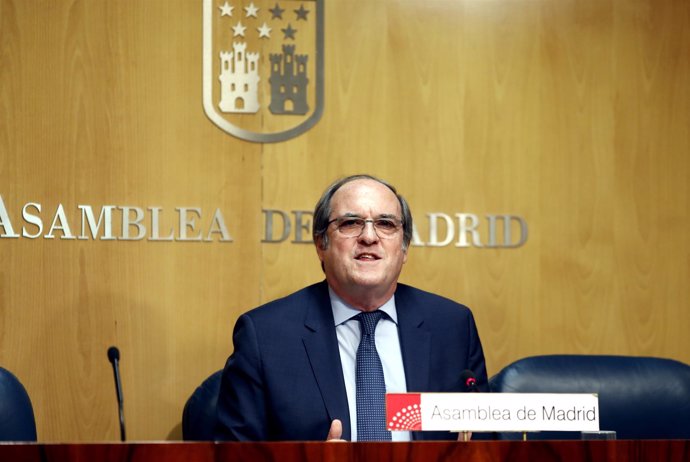 Ángel Gabilondo, portavoz del PSOE en la Asamblea de Madrid