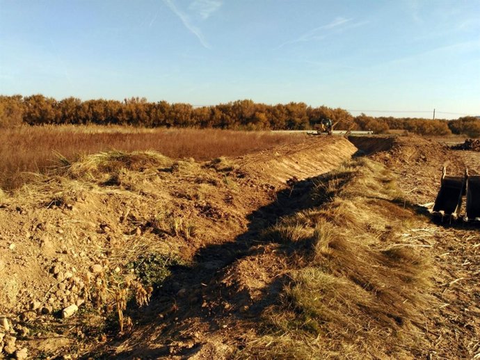 Río Molina en Pradejón (La Rioja)