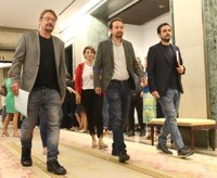 Pablo Iglesias altera los planes de En Comú al anticipar el recurso contra el 155