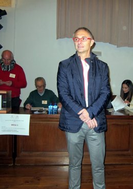 Salamanca. Ricardo Rivero, después de votar esta mañana                