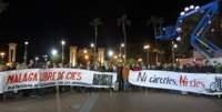 Málaga se concentra en rechazo "al encierro ilegal" de inmigrantes en la cárcel de Archidona