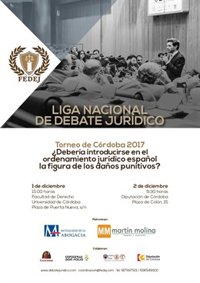 Córdoba acoge desde este viernes el primer torneo de la III Liga Nacional de Debate Jurídico