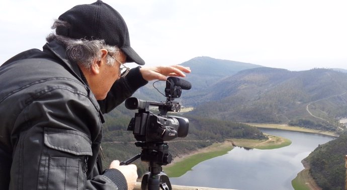 Rodaje del documental en Las Hurdes