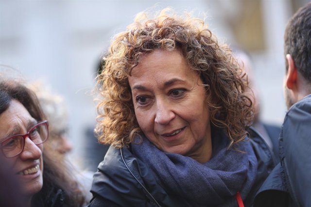 La diputada d'ERC al Congrés Ester Capella enfront del Suprem