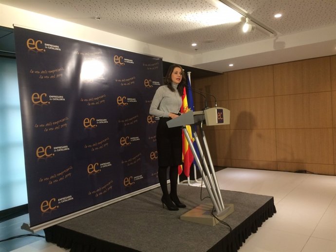 La candidata de Cs a les eleccions del 21-D,  Inés Arrimadas 