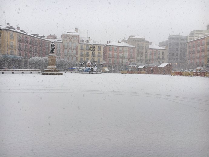 Burgos.- Primera nevada en Burgos