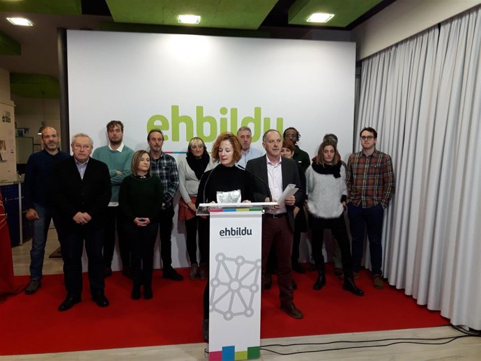 EH Bildu presenta una declaración con motivo del Día de Navarra.