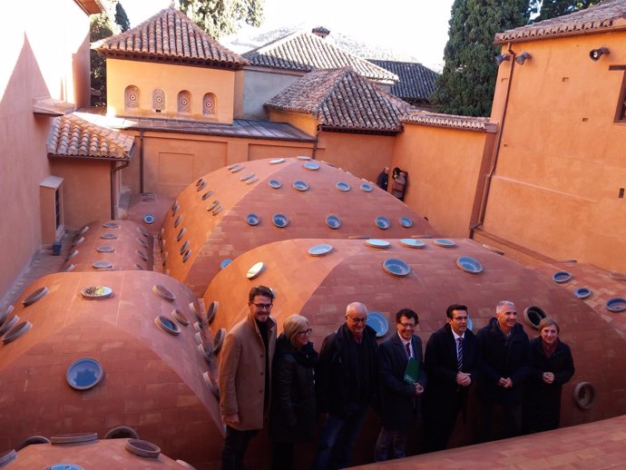 Fin de la primera fase de intervención en Baño Real de Comares, en la Alhambra