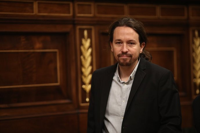 Pablo Iglesias en la sessió de control al Govern central al Congrés
