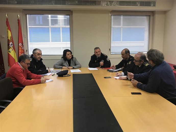 Reunión Plan de seguridad de Navidad