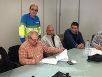 Dirección y trabajadores de Emaya Calidad Urbana firman el convenio colectivo 2018-2019
