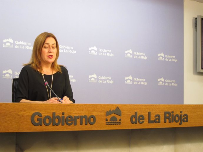  La Portavoz Del Ejecutivo Riojano, Begoña Martínez                            