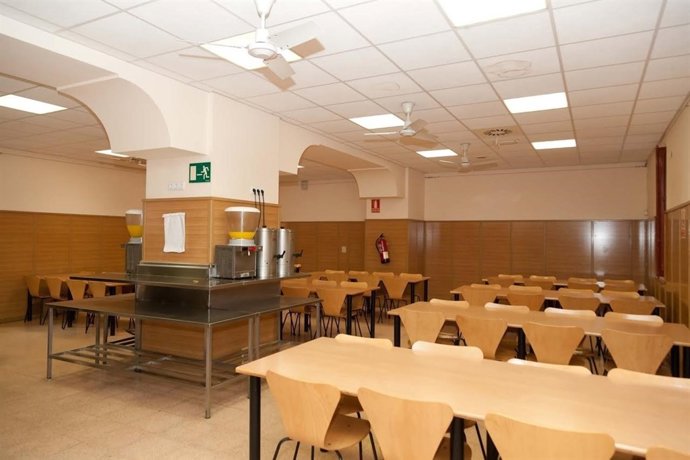 Comedor del albergue municipal