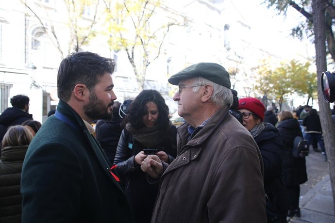 Gabriel Rufián frente al Supremo por las declaraciones de los exconsejeros