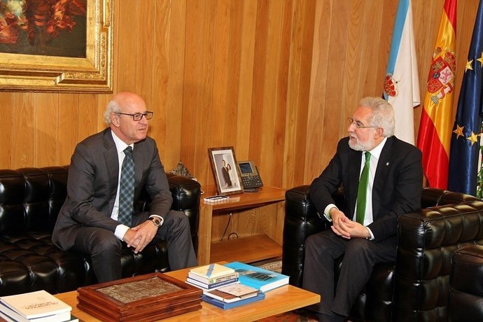 El fiscal superior de Galicia y el presidente del Parlamento gallego