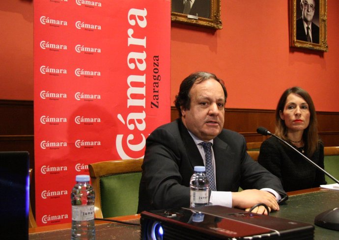 Rueda de prensa en la Cámara de Comercio.