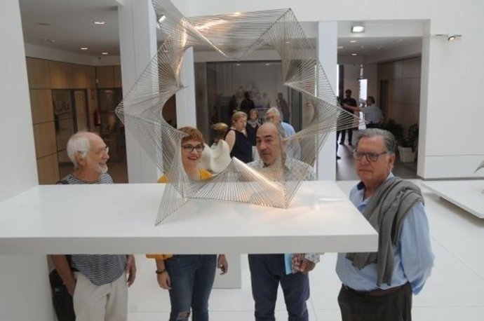 Ruz, en la inauguración de la muestra