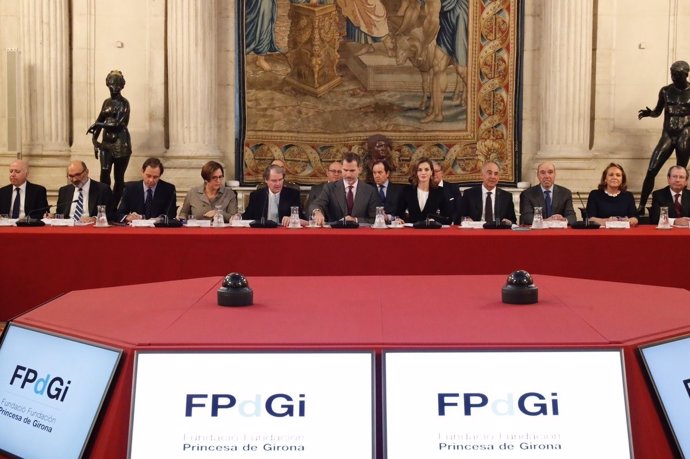 Reunión del patronato de la Fundación Princesa de Girona