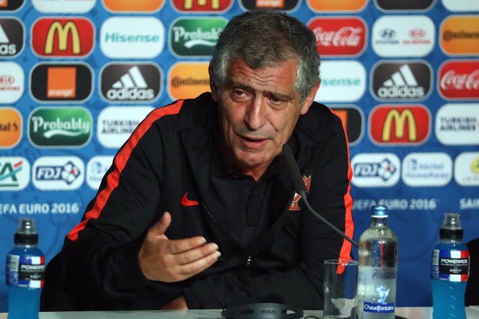 El seleccionador de Portugal, Fernando Santos