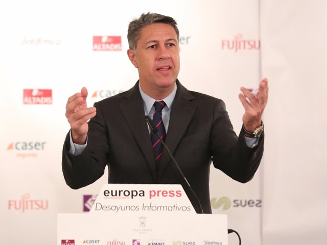 Xavier García Albiol en los Desayunos de Europa Press