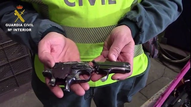 La Guardia Civil de Baleares destruye unas 1.500 armas depositadas en la Intervención