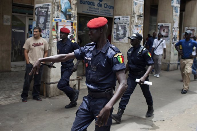 Policía en Tanzania