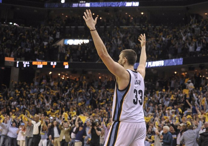 Marc Gasol tras una gran actuación con Memphis Grizzlies