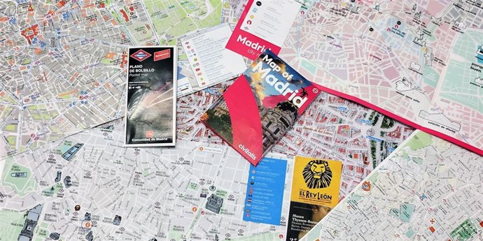 Mapas de Madrid superpuestos