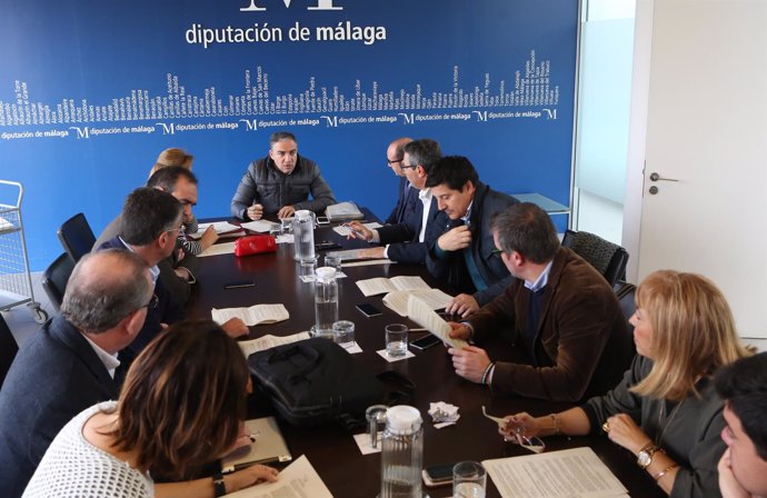 Elias Bendodo reunión Diputación de Mñálaga