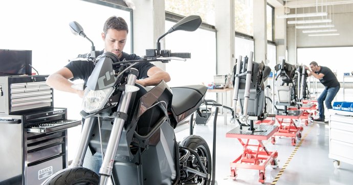 Planta de Volta Motorbikes, motos elèctriques, producció