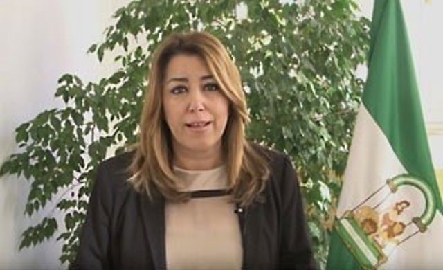 La presidenta de la Junta de Andalucía, Susana Díaz
