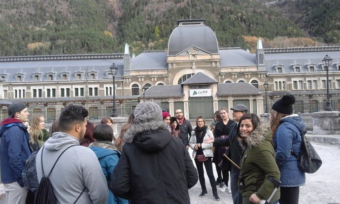 Jóvenes en Canfranc