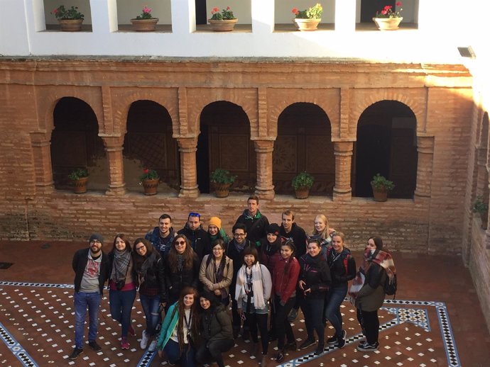 Encuentro de estudiantes Erasmus en Huelva